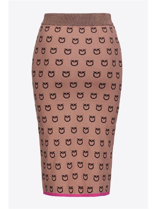 Logo jacquard midi skirt Pinko | 101565-A112.CZ3